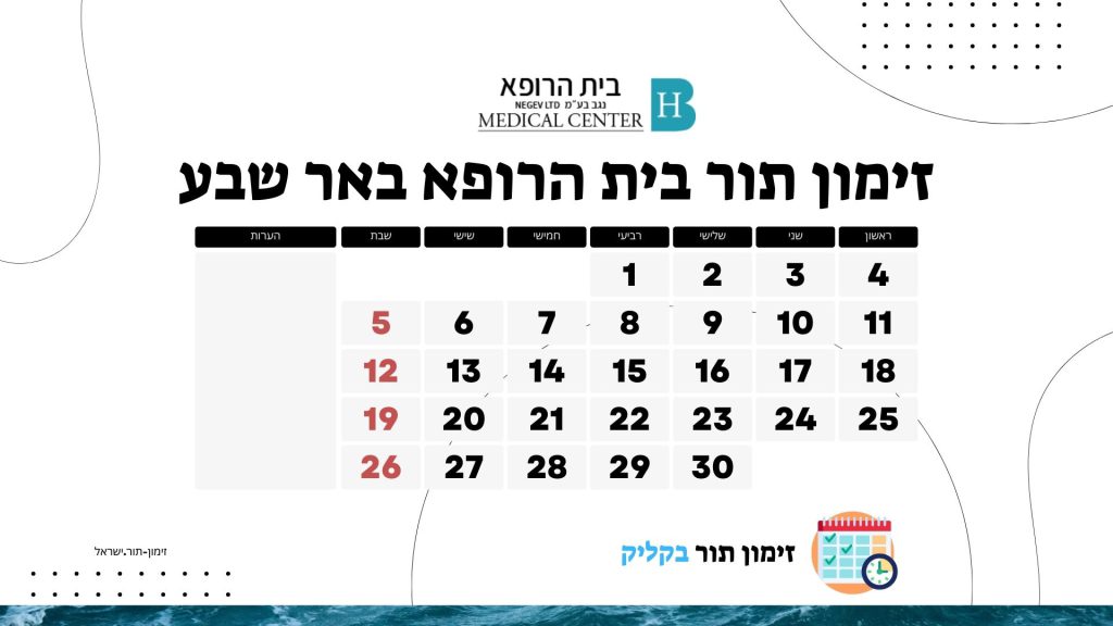 זימון תור בית הרופא באר שבע