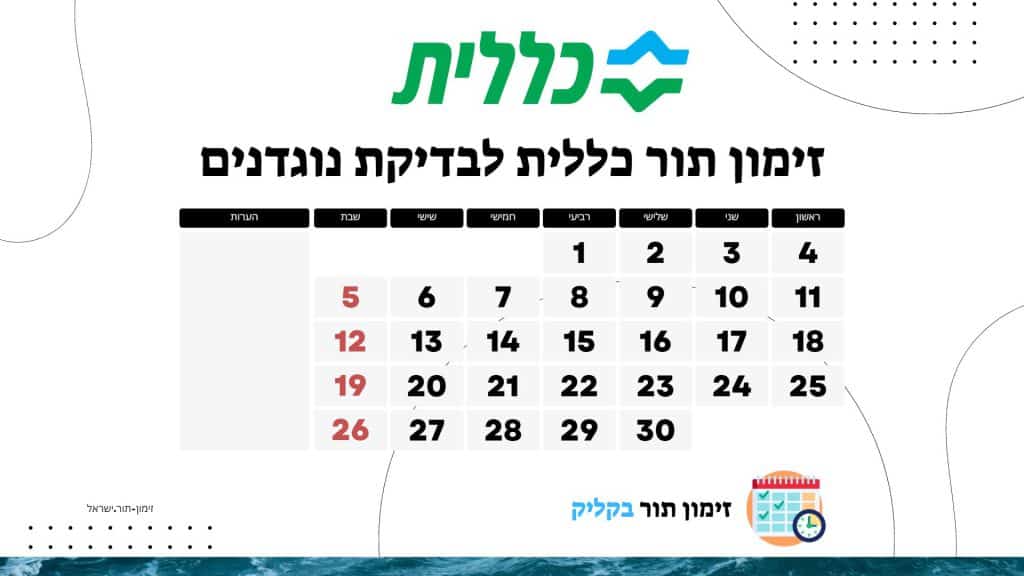 זימון תור כללית לבדיקת נוגדנים