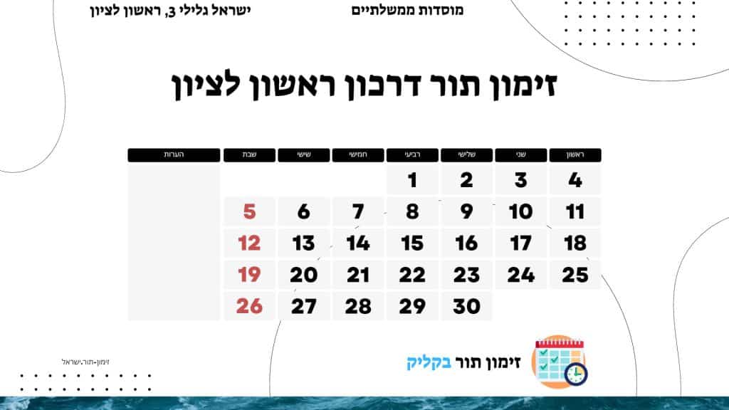 זימון תור דרכון ראשון לציון